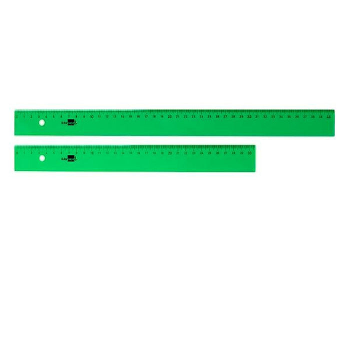 Set de rigle Liderpapel RG02 Verde 30 cm