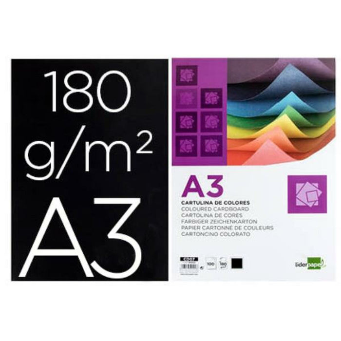 Mucavale Liderpapel CD07 Negru (100 Unități)