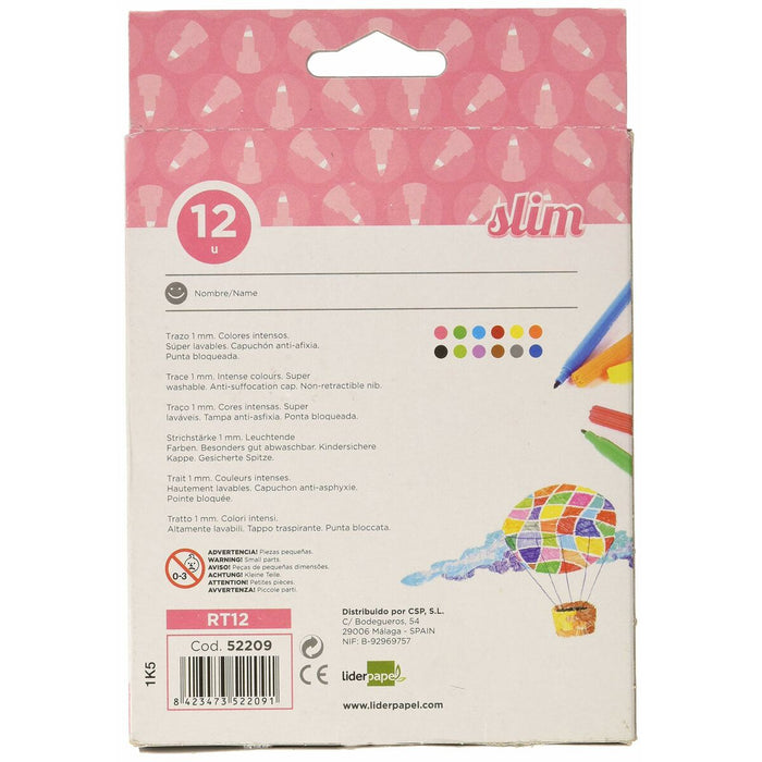 Set de Carioci Liderpapel RT12 Multicolor 12 Piese