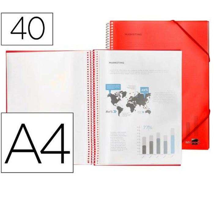 Dosar Liderpapel EC14 Roșu A4