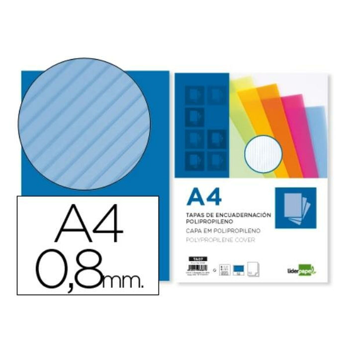 Set de capace Liderpapel TA07 Carton Albastru (50 Unități)