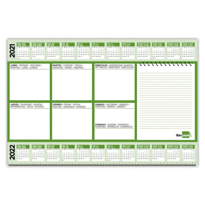 Calendar de birou Liderpapel PN01 Alb