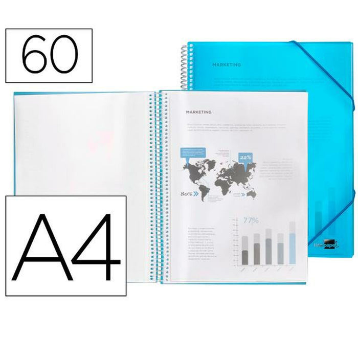 Dosar Liderpapel EC21 Albastru A4