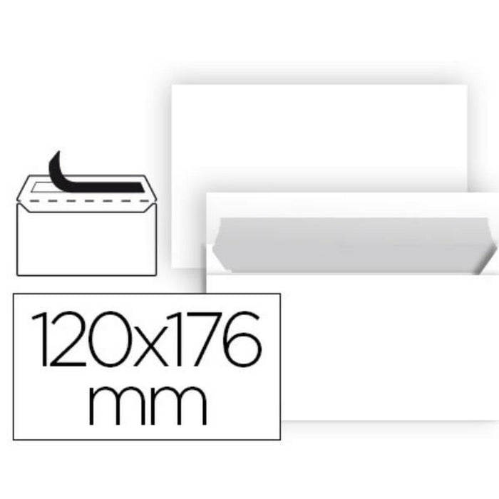 plicuri Liderpapel SB86 Alb Hârtie 110 x 220 mm (25 Unități)