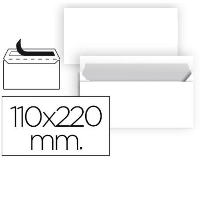 plicuri Liderpapel SB88 Alb Hârtie 120 x 176 mm (1 Unități) (25 Unități)