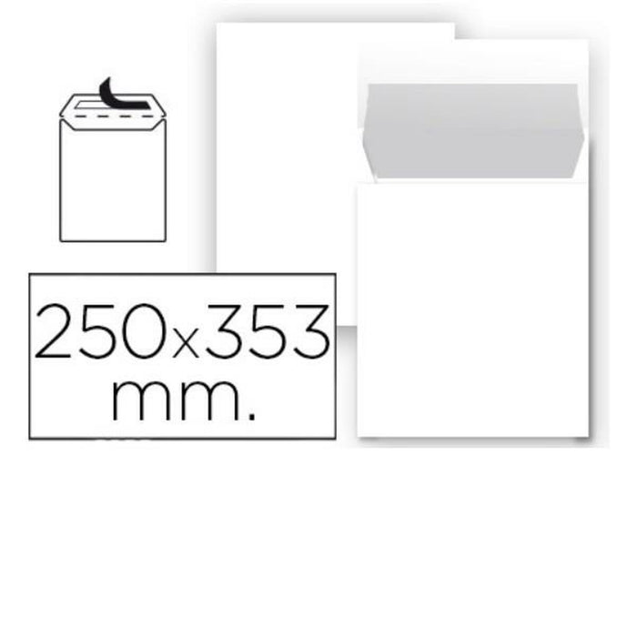 plicuri Liderpapel SB91 Alb Hârtie 250 x 353 mm (1 Unități) (25 Unități)
