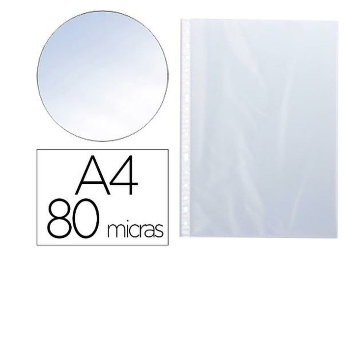 Huse/Capace Q-Connect KF18088 Transparent PVC A4 (100 Unități)