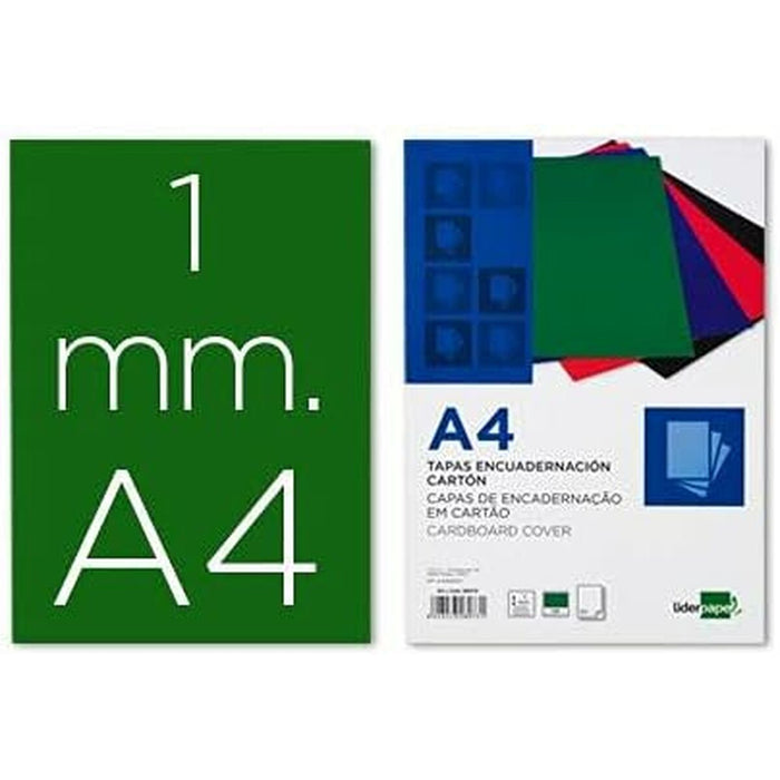 Set de capace Liderpapel TE04 Carton Verde (50 Unități)