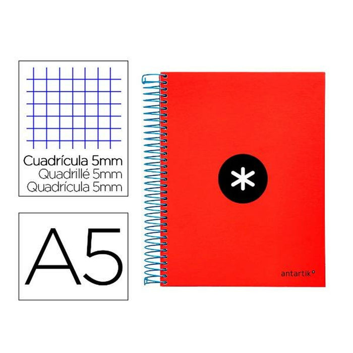 Notebook Antartik KD32 A5 120 Frunze Roșu