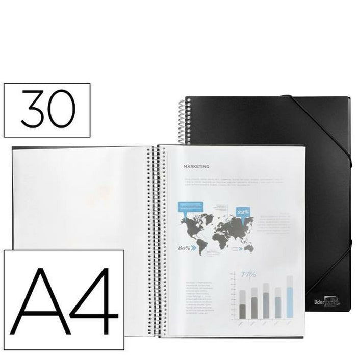 Dosar Liderpapel EC31 Negru A4