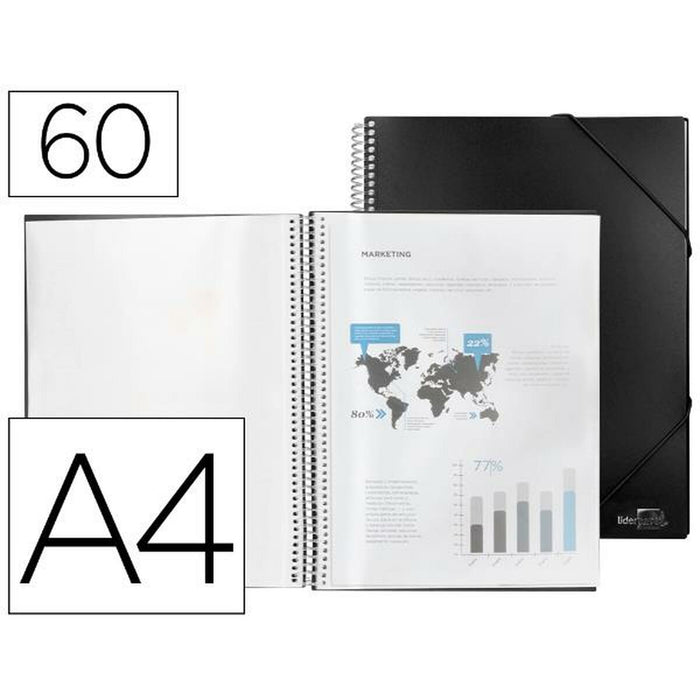 Dosar Liderpapel EC34 Negru A4