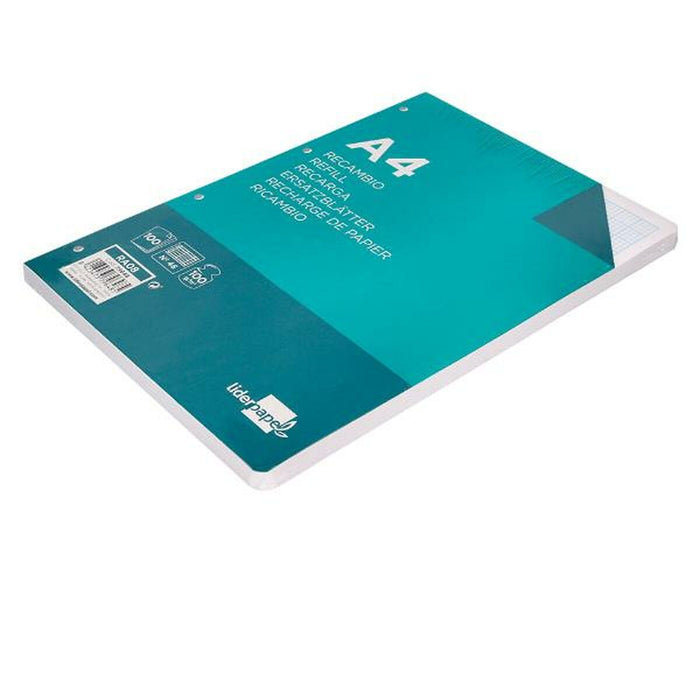 Rezervă Liderpapel RA08 A4 100 Frunze