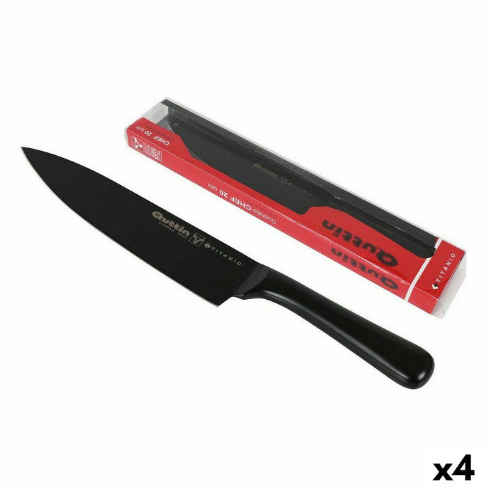 Cuțit Chef Quttin Titaniu 20 cm (4 Unități)