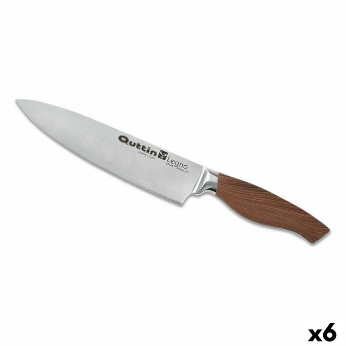Cuțit de bucătărie Quttin Legno 20 cm (6 Unități)