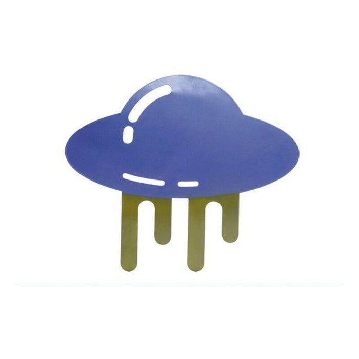 Decorațiune de Perete DKD Home Decor Verde Gri Metal 35 x 2 x 30 cm