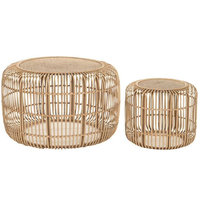 Set de 2 mese DKD Home Decor Maro 80 x 80 x 50 cm