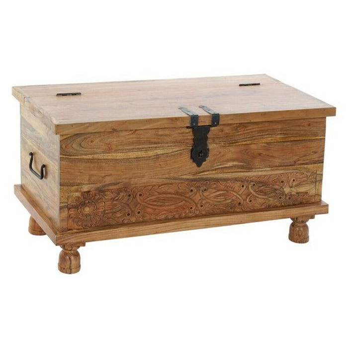 Cufăr DKD Home Decor Natural Colonial Fier Salcâm 90 x 41 x 45 cm