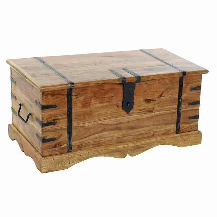 Cufăr DKD Home Decor Natural Colonial Salcâm 90 x 40 x 40 cm