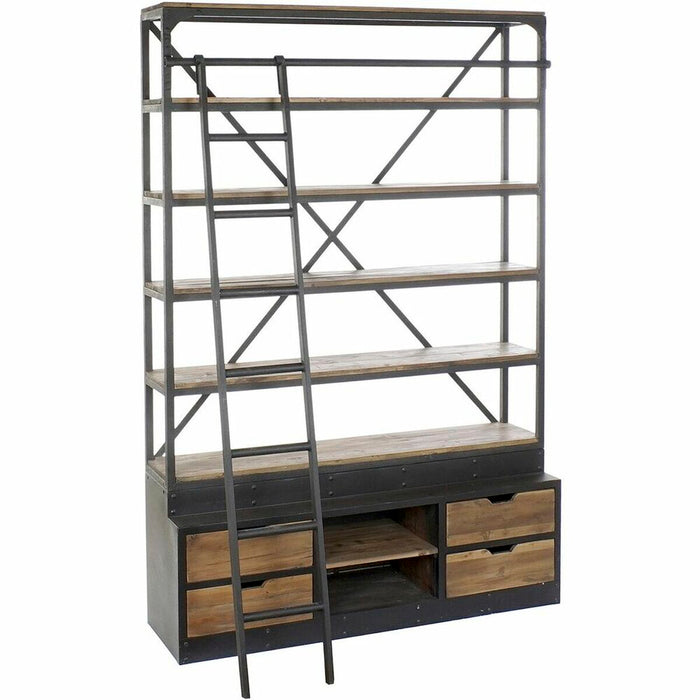 Librărie DKD Home Decor Metal Aluminiu Pin (160 x 45 x 243 cm)