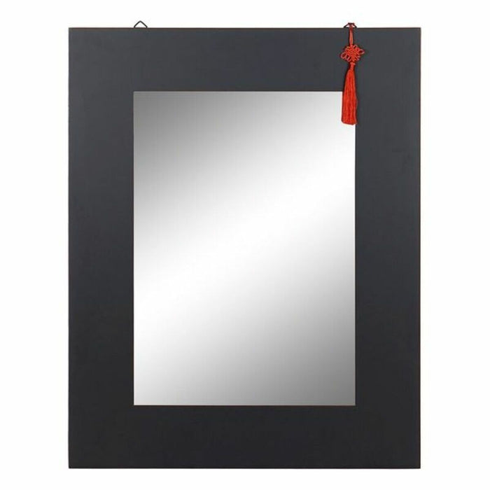 Oglindă de perete DKD Home Decor Oriental Negru Brad (70 x 2 x 90 cm)