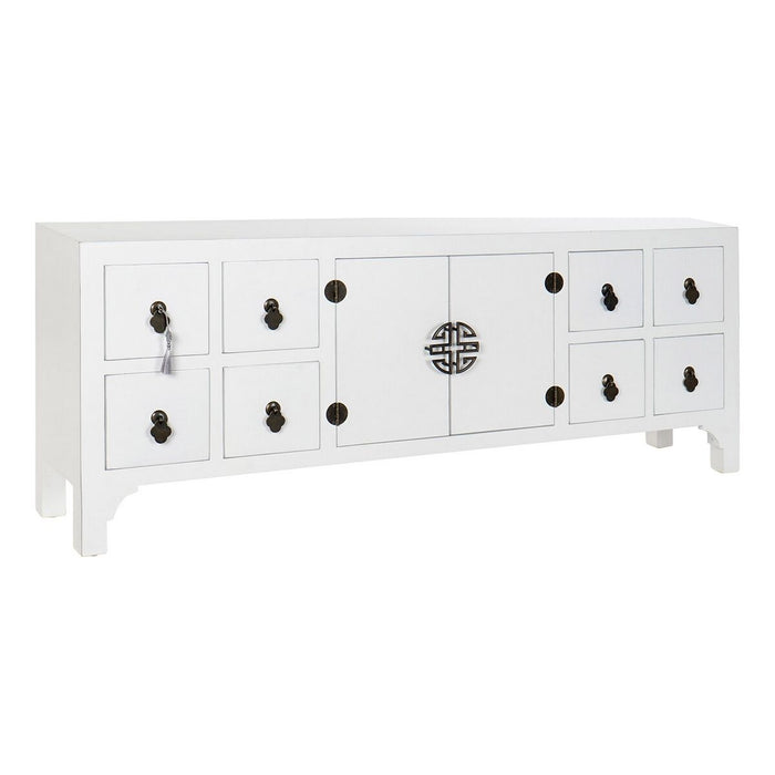 Masă TV cu Sertare DKD Home Decor Brad Lemn MDF (130 x 24 x 51 cm)