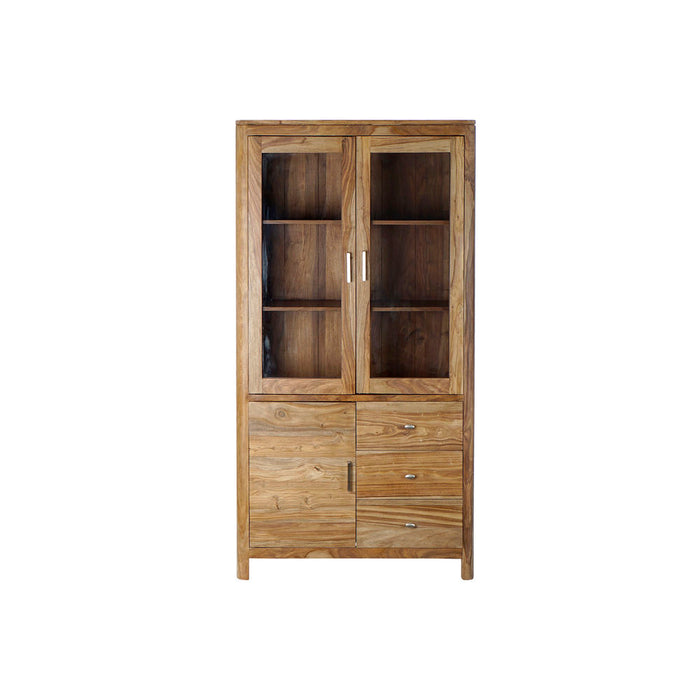 Stand Prezentare DKD Home Decor Geam Lemn de cauciuc 97 x 42 x 190 cm