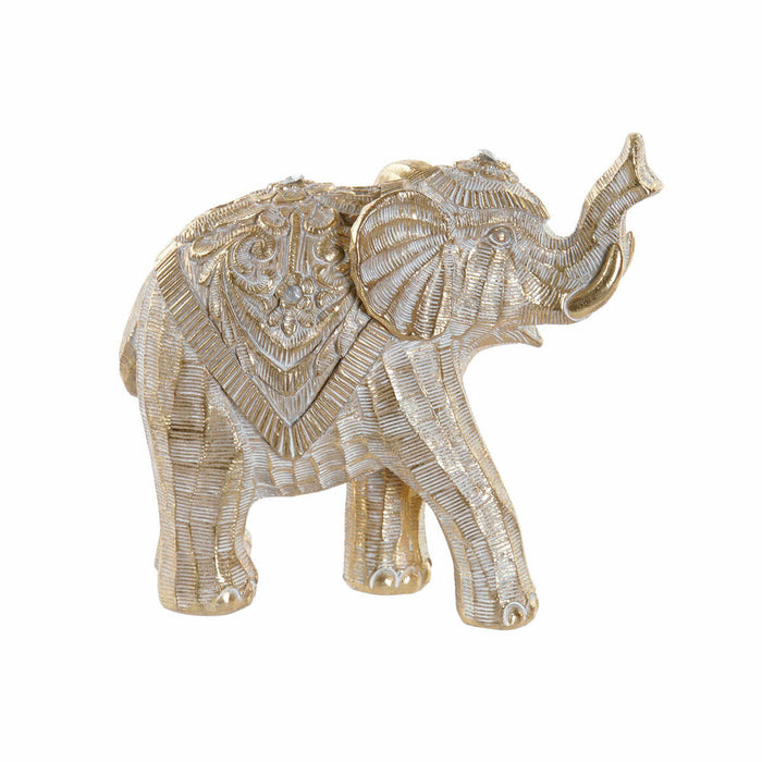Figură Decorativă DKD Home Decor Auriu* Elefant Colonial 17 x 7,5 x 15 cm