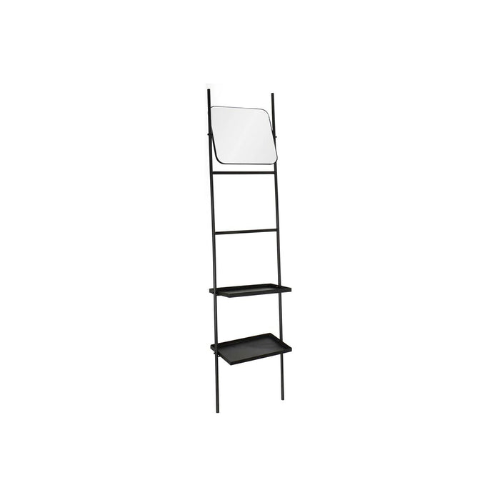 Raft DKD Home Decor Oglindă Negru Metal (40 x 20 x 160 cm)