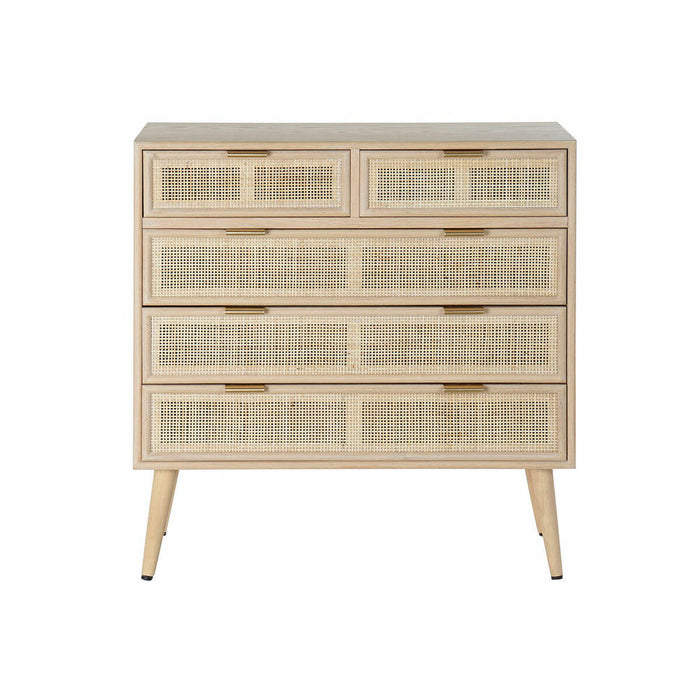 Comodă DKD Home Decor Natural Lemn de paulownia Lemn MDF Scandi 80 x 39,5 x 81 cm