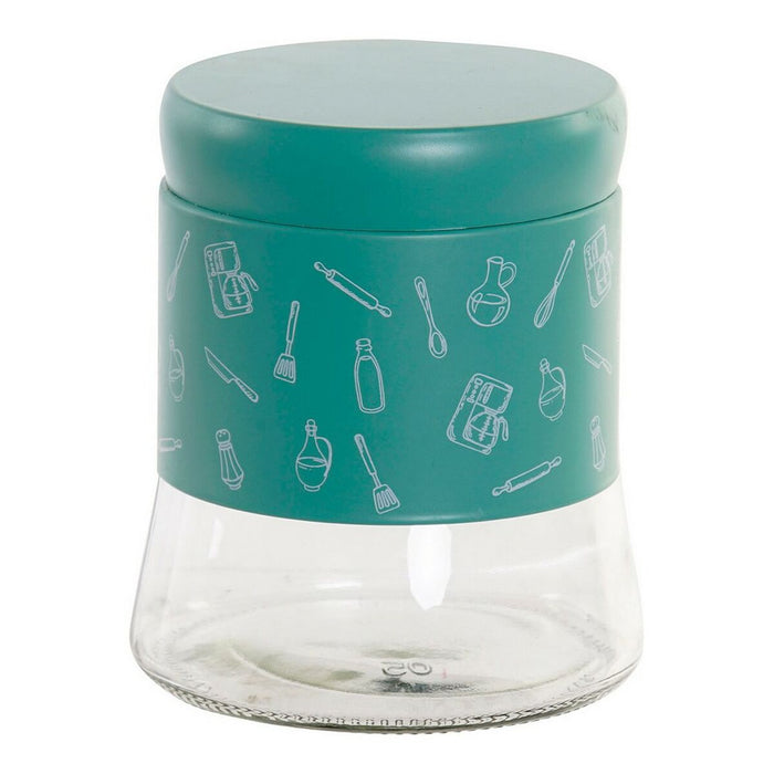 Staniu DKD Home Decor Mentă Verde 11 x 11 x 13,5 cm