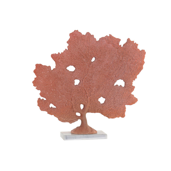 Figură Decorativă DKD Home Decor Coral Rășină Marmură (43 x 8 x 39 cm)