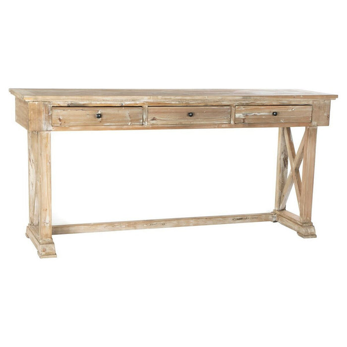 Consolă DKD Home Decor MB-172724 184,5 x 48 x 86 cm Alb Maro Deschis Pin