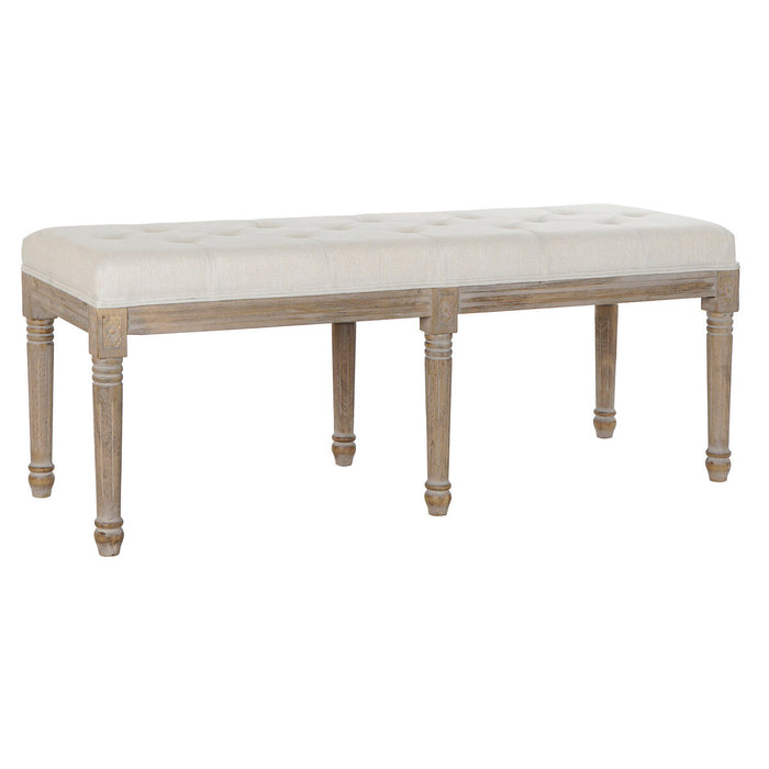 Banchetă DKD Home Decor Lemn de cauciuc 122 x 41 x 46 cm