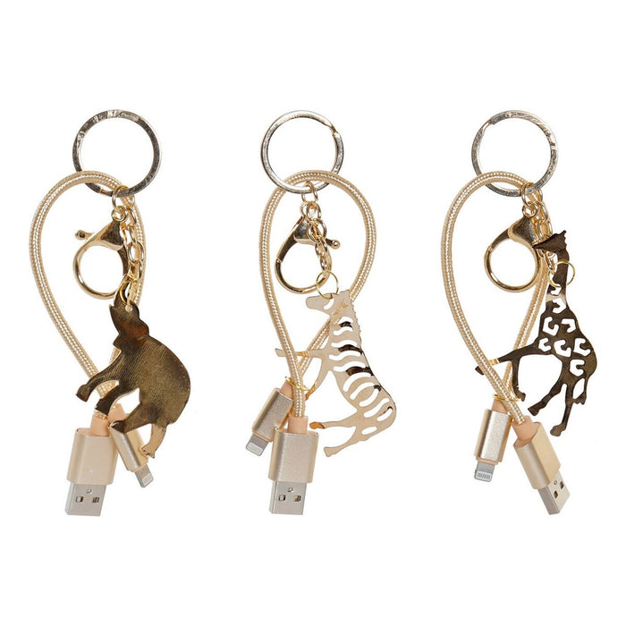 Breloc DKD Home Decor Auriu* (4 pcs)