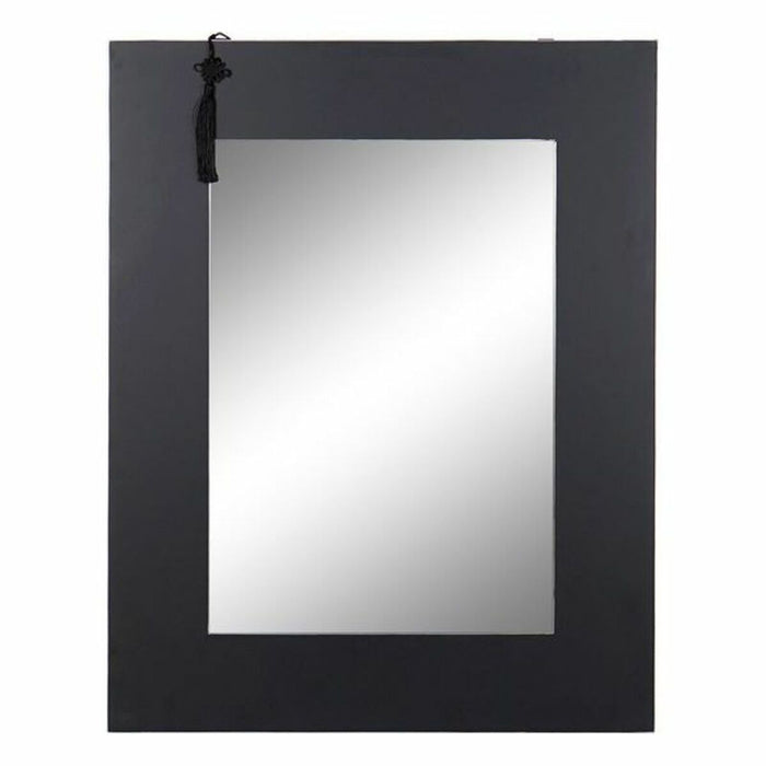 Oglindă de perete DKD Home Decor Negru Oriental Lemn MDF (70 x 2 x 90 cm)