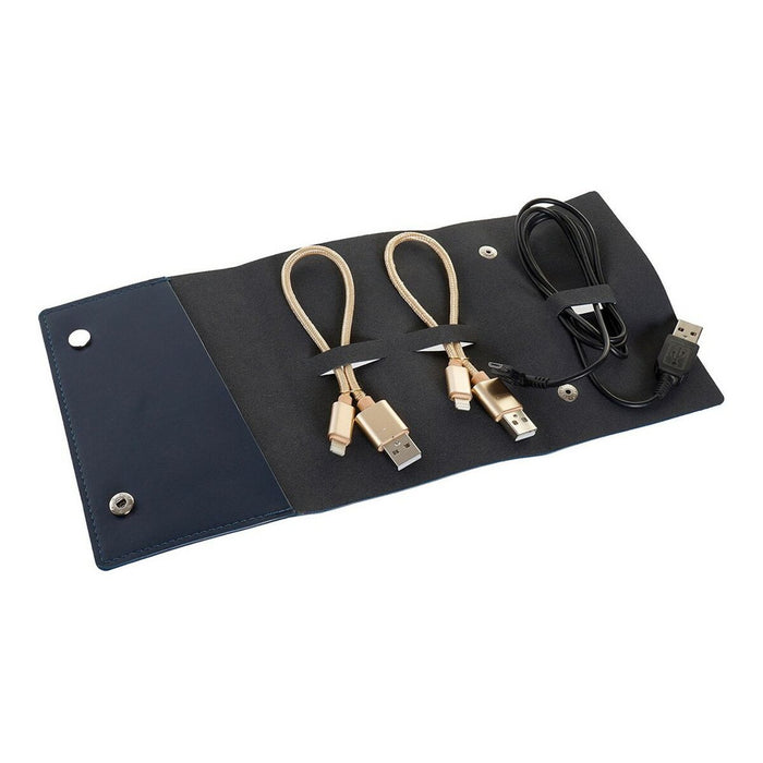 Organizator de Cable DKD Home Decor Negru Multicolor Cămilă Poliuretan 29 x 1 x 14 cm (4 Unități)