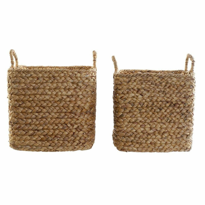 Set de Coșuri DKD Home Decor Natural Maro Boho