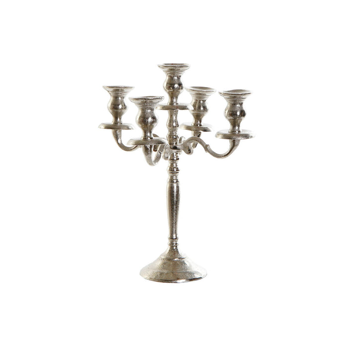 Candelabru DKD Home Decor 22 x 22 x 34 cm 27 x 27 x 34 cm Argintiu Aluminiu
