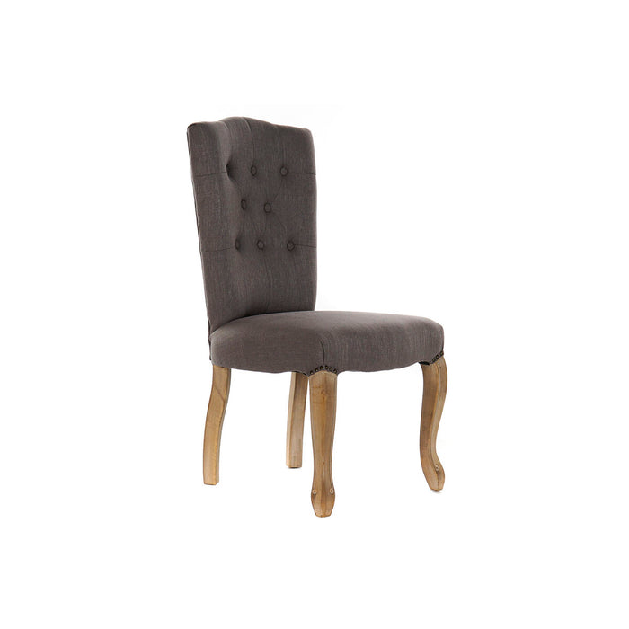 Scaun de Sufragerie DKD Home Decor 52 x 53 x 103 cm Gri închis