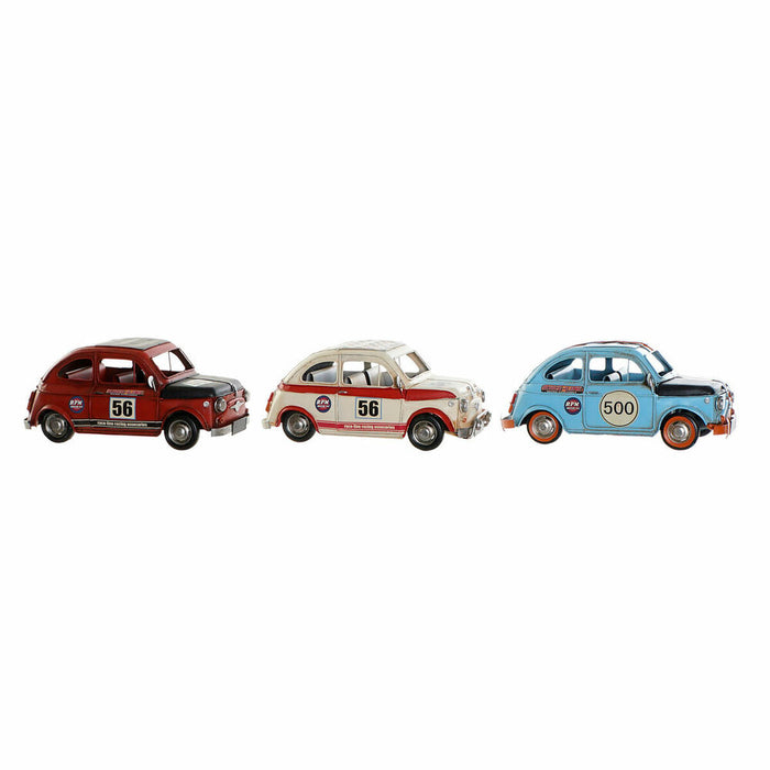 Vehicul DKD Home Decor 27 x 13 x 12 cm Mașină Vintage (3 Piese)
