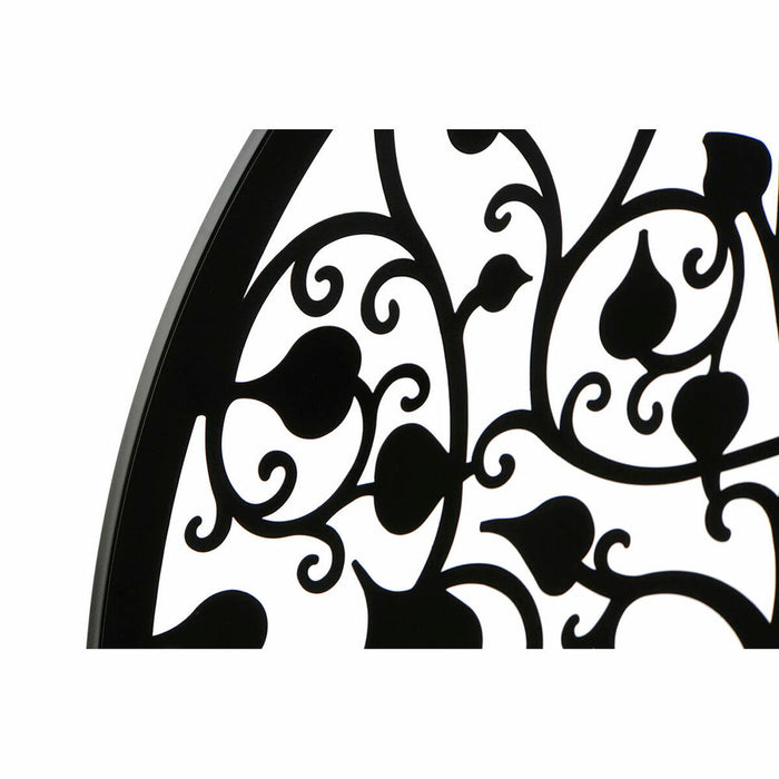 Decorațiune de Perete DKD Home Decor Negru Copac Indian 60 x 1 x 60 cm (2 Unități)