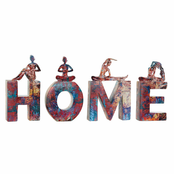 Figură Decorativă DKD Home Decor Rășină (11.5 x 4.5 x 23 cm) (4 pcs)