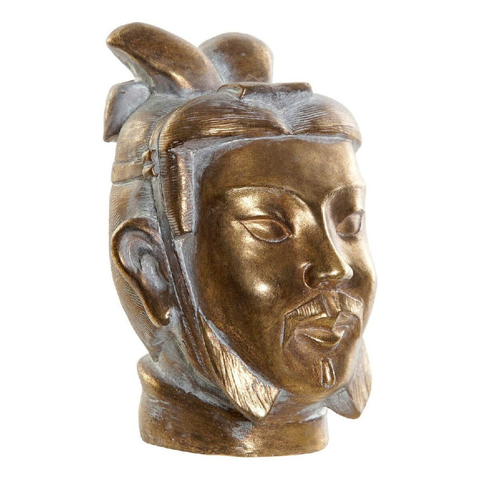 Figură Decorativă DKD Home Decor Auriu* Rășină Oriental Cap 11,5 x 12 x 18 cm