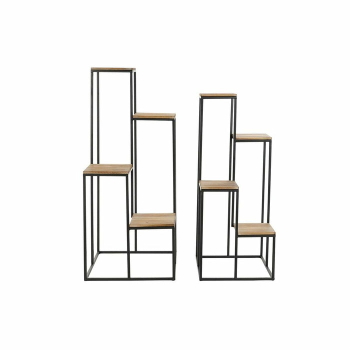 Rafturi DKD Home Decor Metal Brad (2 pcs) (35.5 x 35.5 x 90 cm) (40 x 40 x 100 cm)