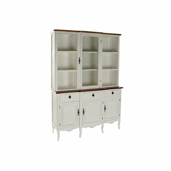 Stand Prezentare DKD Home Decor Alb Maro Geam Lemn de paulownia (138 x 45 x 199 cm)