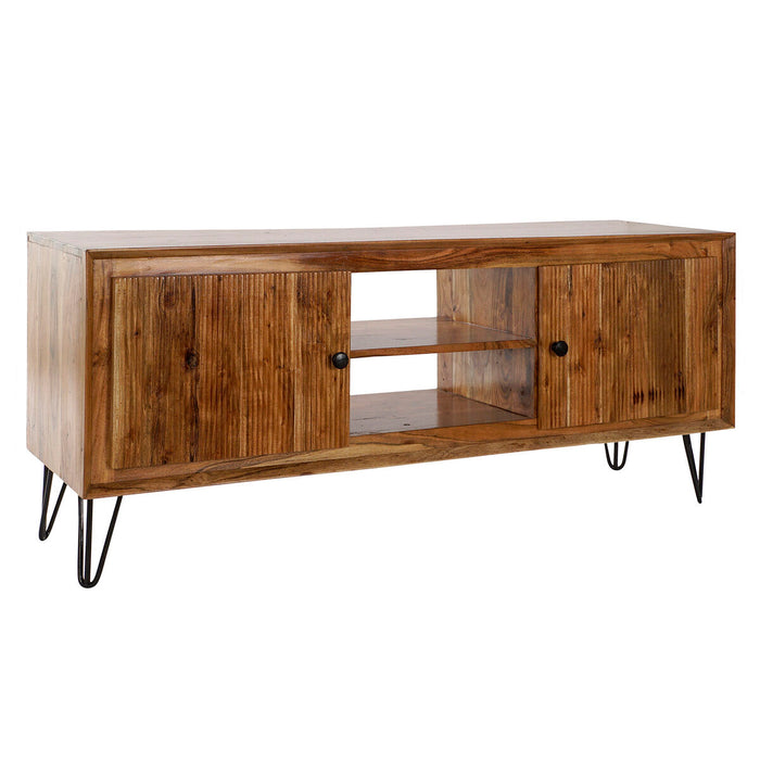 Mobilă TV DKD Home Decor 145 x 42 x 61 cm Negru Maro Salcâm