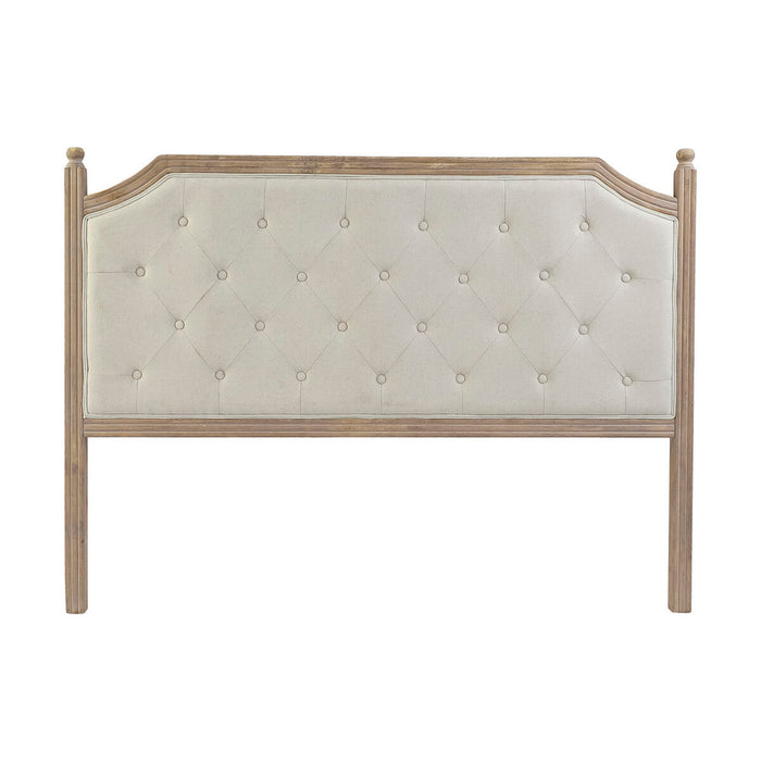 Tăblie de Pat DKD Home Decor 160 x 6 x 120 cm Natural Bej Lemn de cauciuc