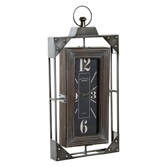 Ceas de Perete DKD Home Decor Loft Lemn Fier (29 x 6.5 x 61 cm)