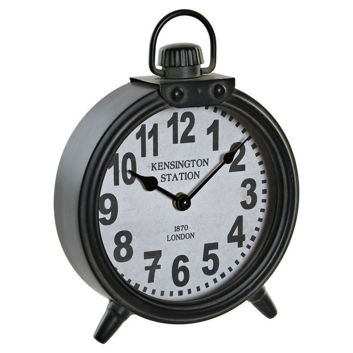 Stolní hodiny DKD Home Decor Gri închis Fier 18,5 x 5,5 x 26 cm