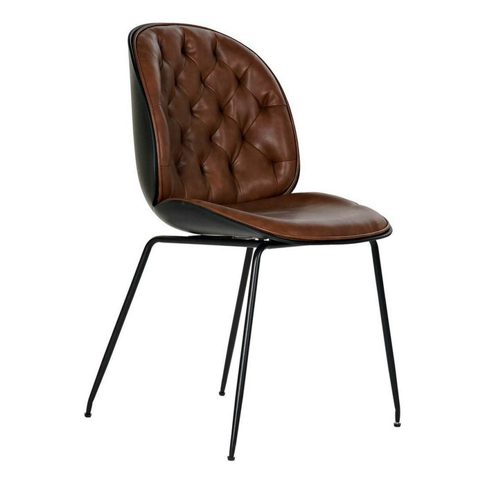 Scaun DKD Home Decor Maro Negru Multicolor 54,5 x 54 x 86 cm